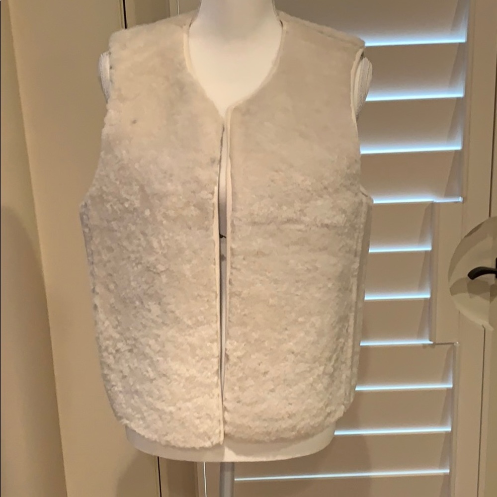 Jcrew shearling vest